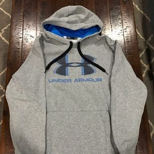 Men’s Underarmor Gray Pullover Hoodie